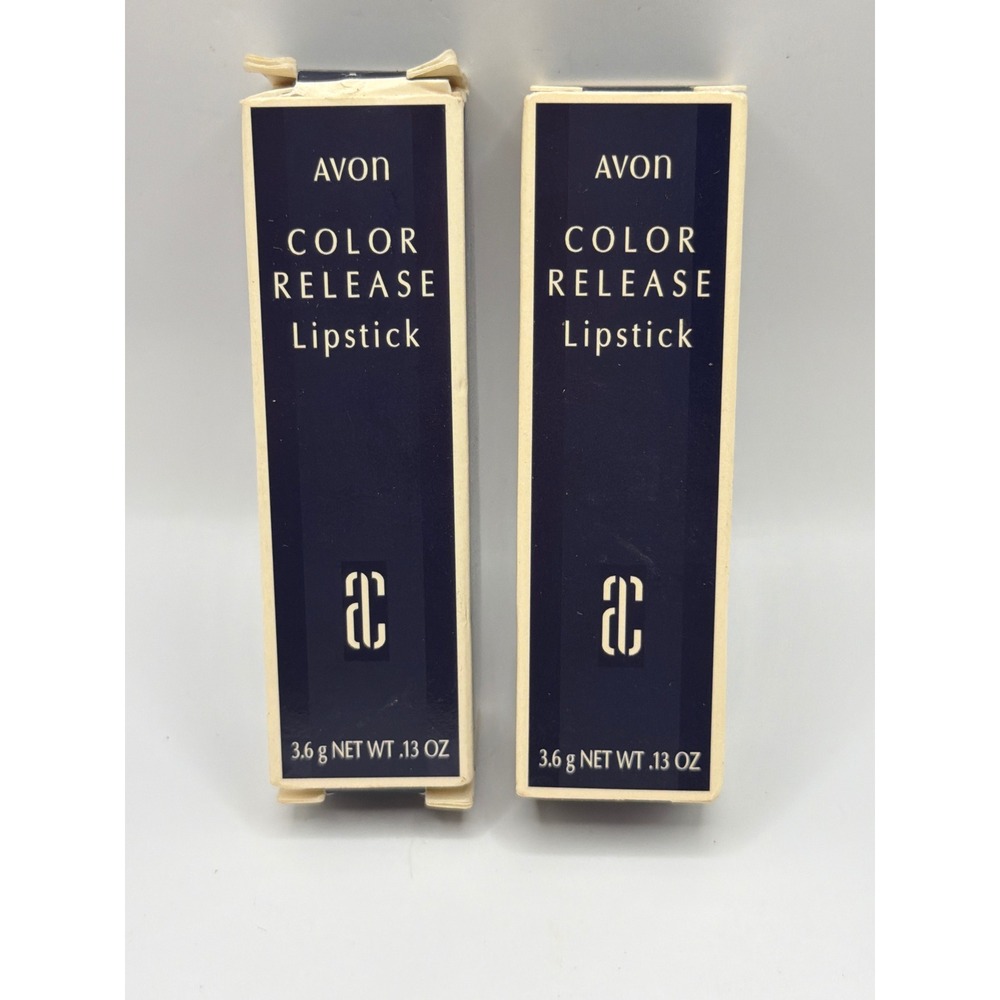 NOS Avon Color Release Lipstick 3.6g Cinnamon Raisin 2 Pack Vintage 1996 Brown